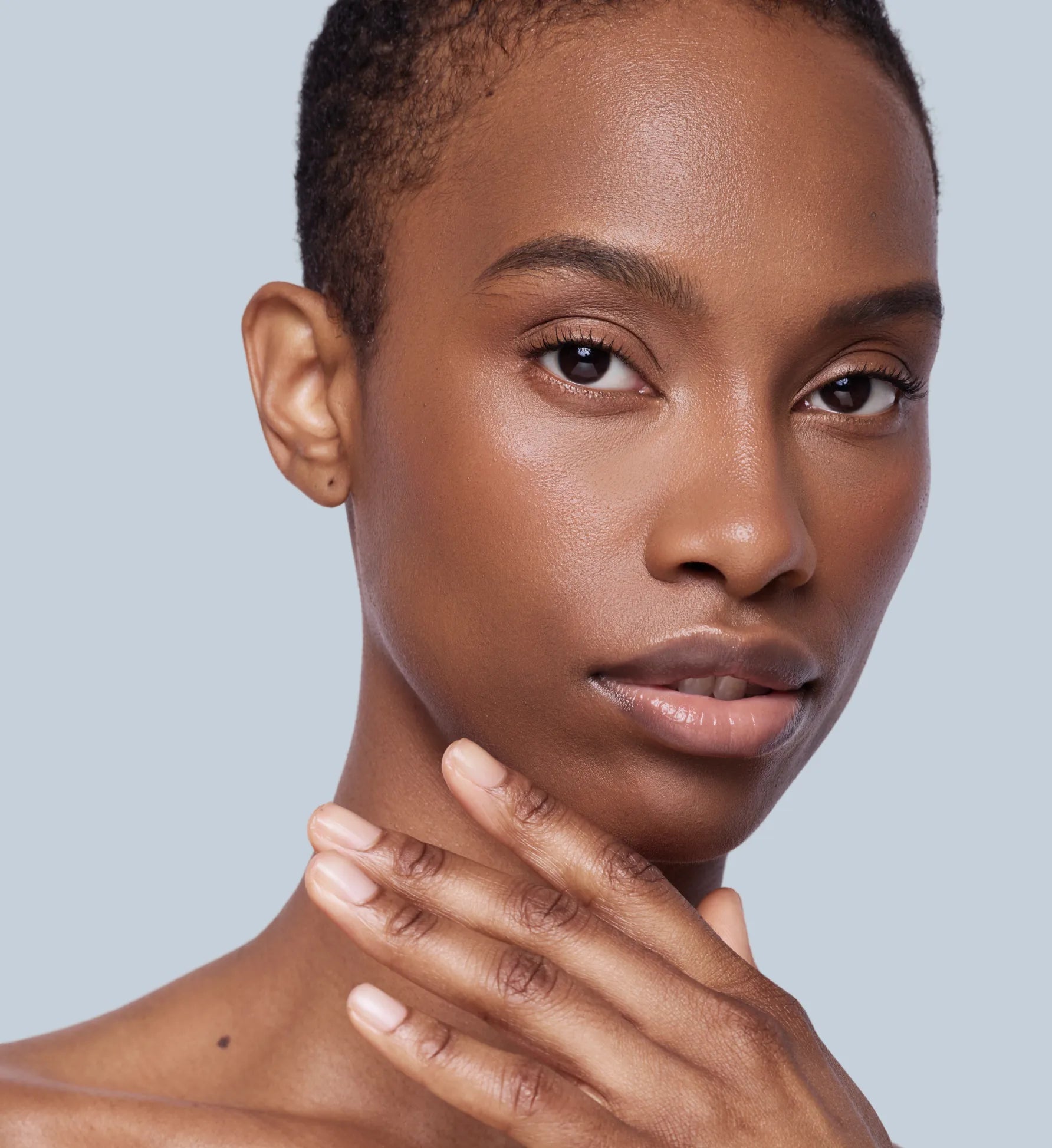 African-American Woman with pristine skin